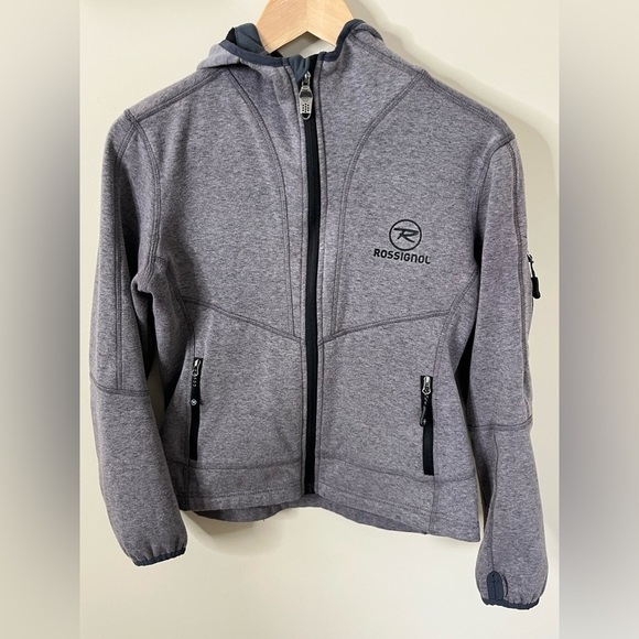 Rossignol Full Zip Hooded Sweatshirt Size Small Purple - Picture 1 of 10